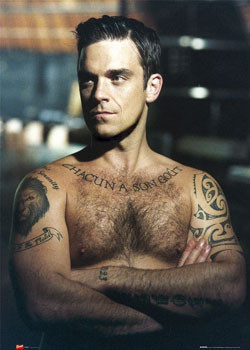 Poster Robbie Williams - arms folded