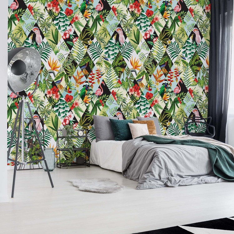 Fototapeta Modern Tropical Pattern