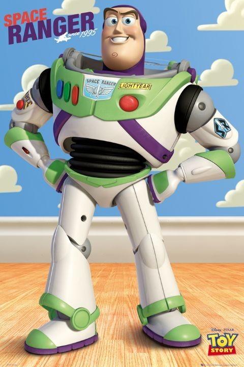 Buzz Toy Story Poster TOY STORY Buzz Wall Art 3+1 FREE Europosters - Main Image