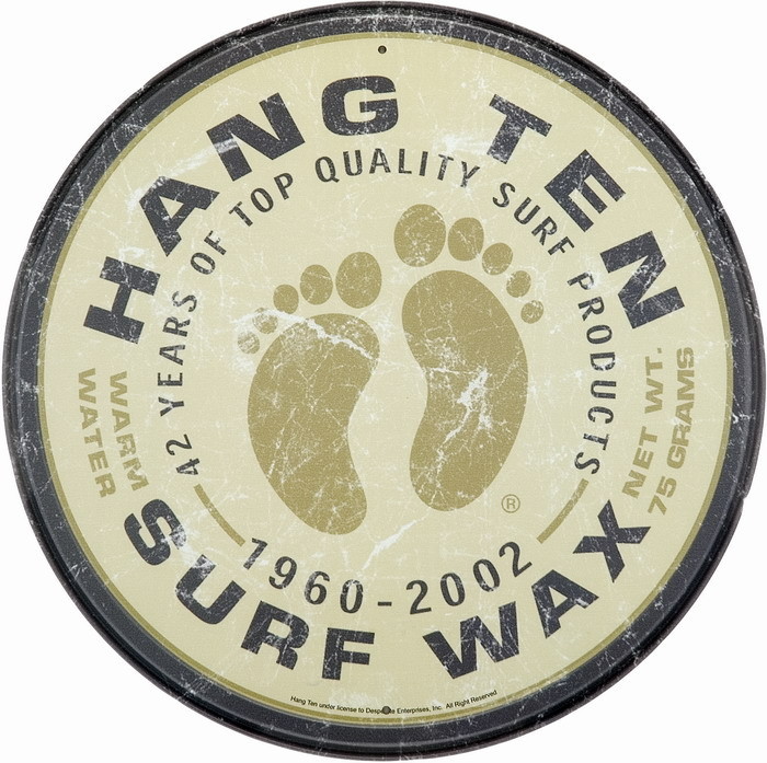 Kovinski znak SURF WAX