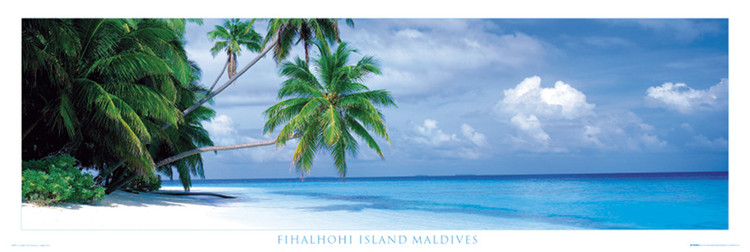 Плакат Maledives - fihalhohi island