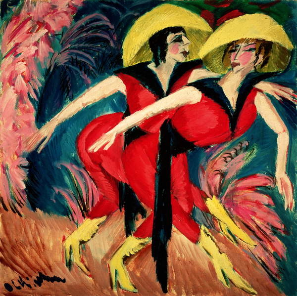 Juliste Dancers in Red, 1914