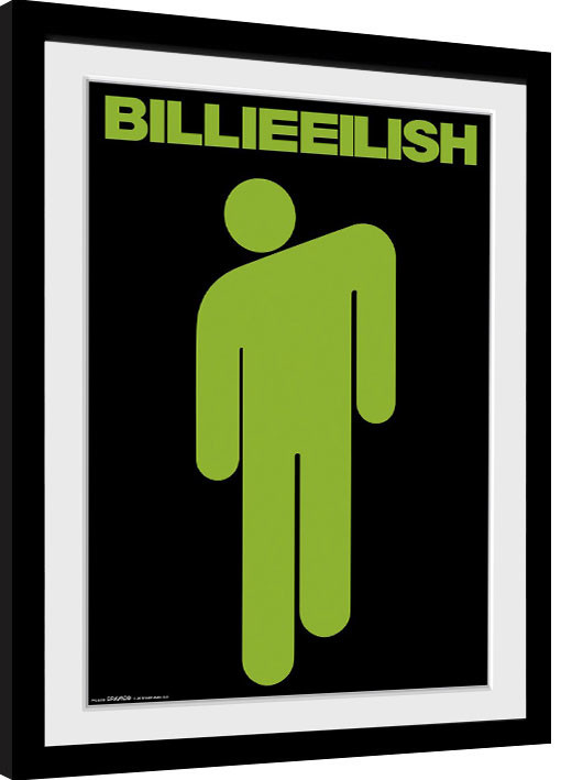 Framed Poster Billie Eilish - Stickman