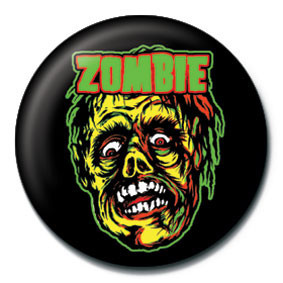 Badge ROB ZOMBIE - zombie face