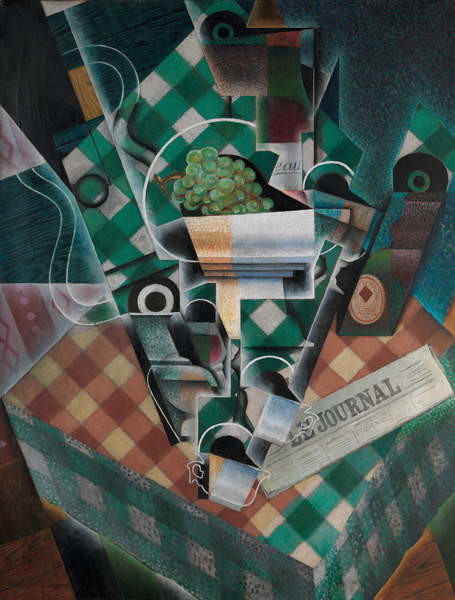 Плакат Still Life with Checked Tablecloth, 1915