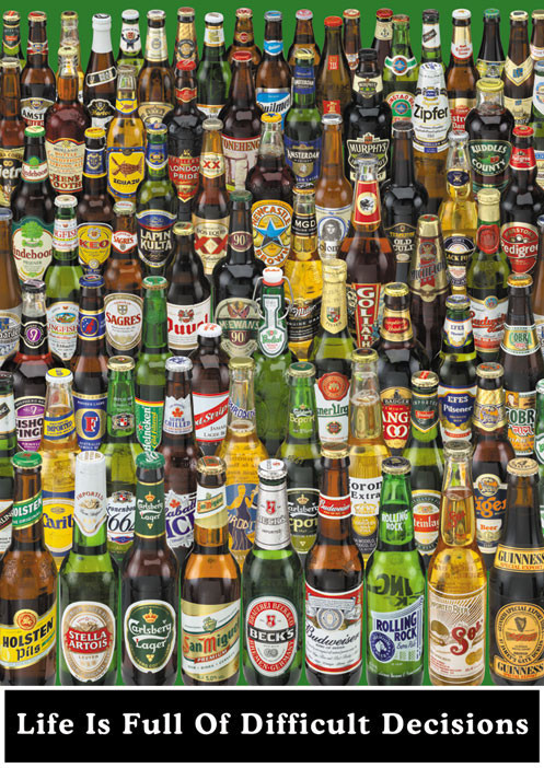 Poster Beer - life is full ...