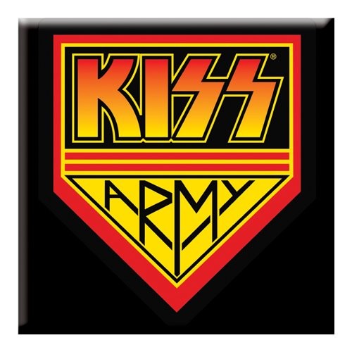 Magnet Kiss - Army Square
