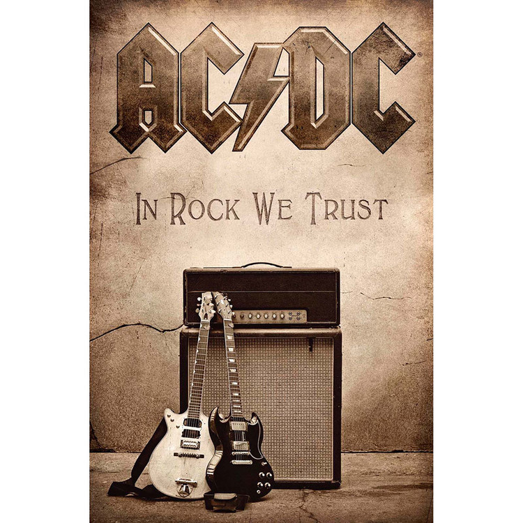Textile Poster AC/DC - In Rock We Trust