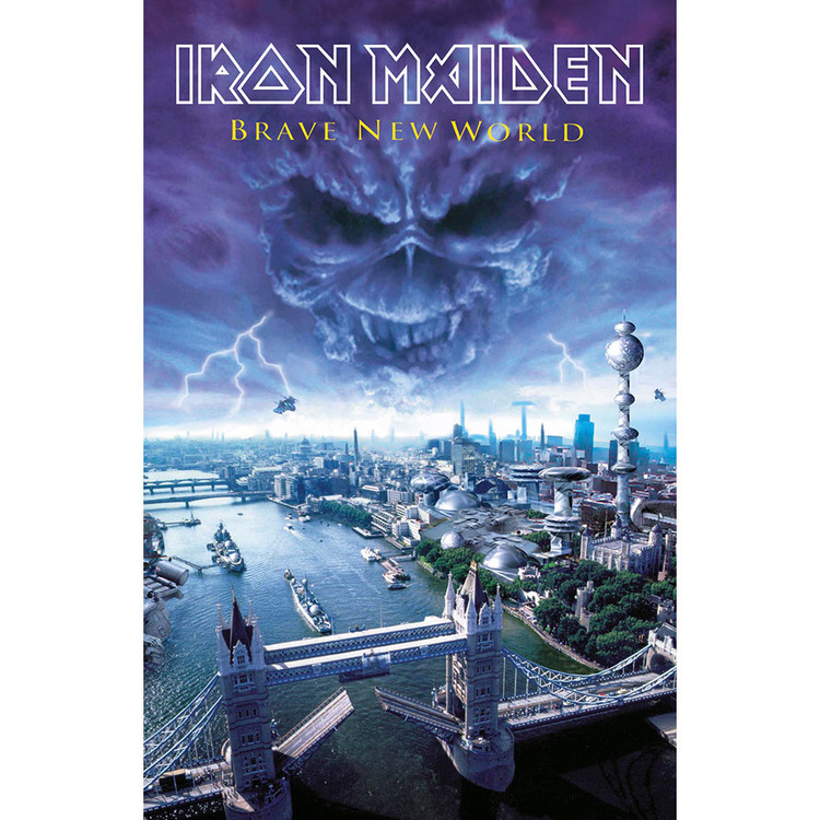 Υφασμάτινη αφίσα Iron Maiden - Brave New World