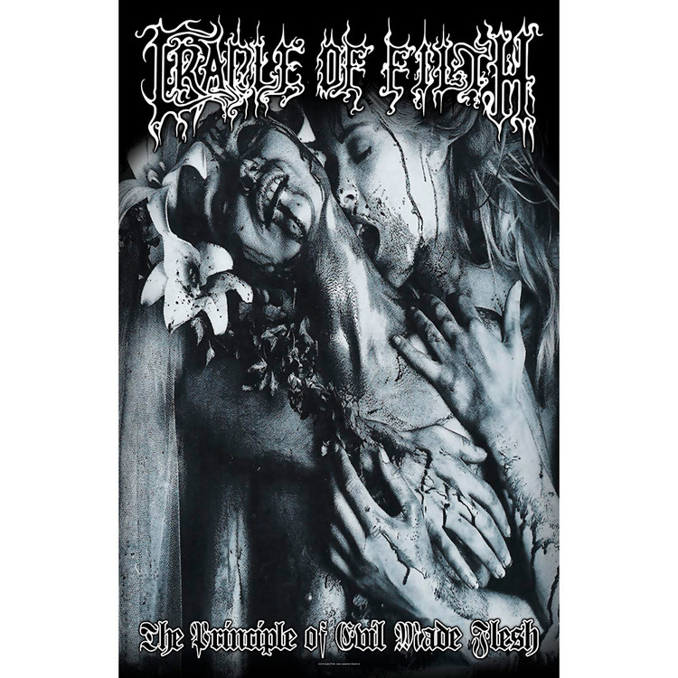 Υφασμάτινη αφίσα Cradle Of Filth - Principle Of Evil Made Flesh
