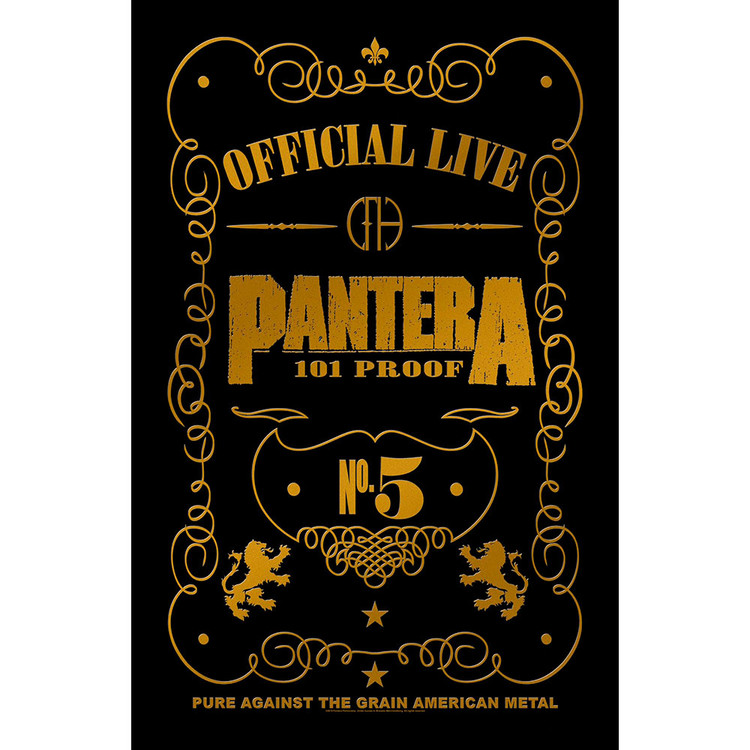 Textile Poster Pantera - 101 Proof