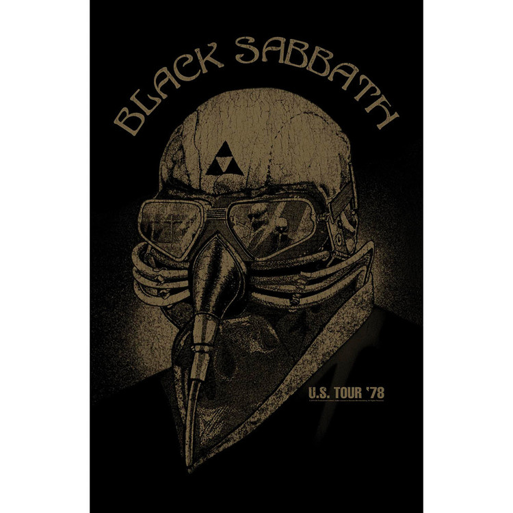 Textile Poster Black Sabbath - Us Tour '78