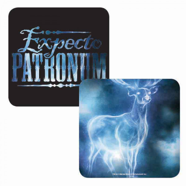 Bases para copos Harry Potter - Expecto Patronum