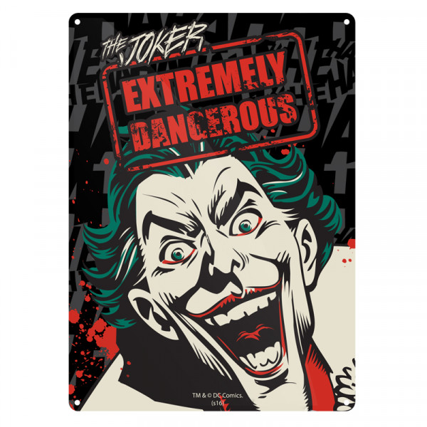 Metallikyltti Batman - Joker