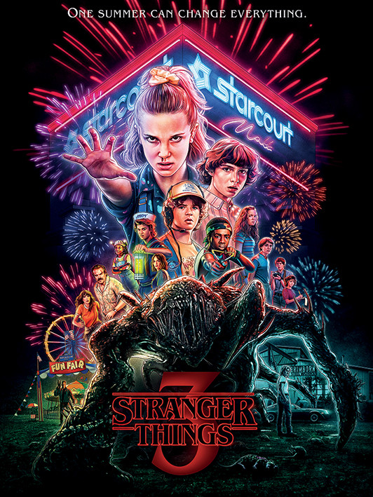Принти на полотні Stranger Things - Summer of 85