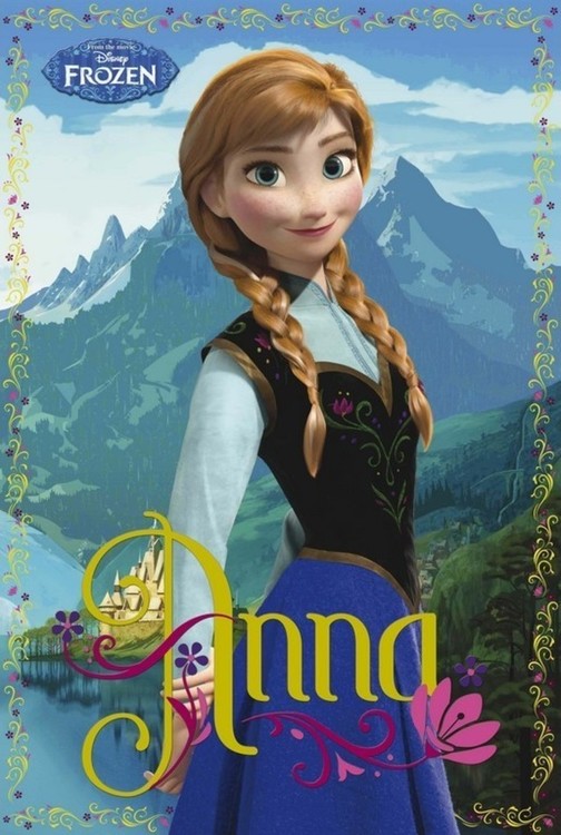 Плакат Frozen - Anna