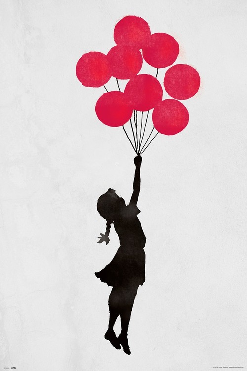 Banksy - Floating Girl Картина