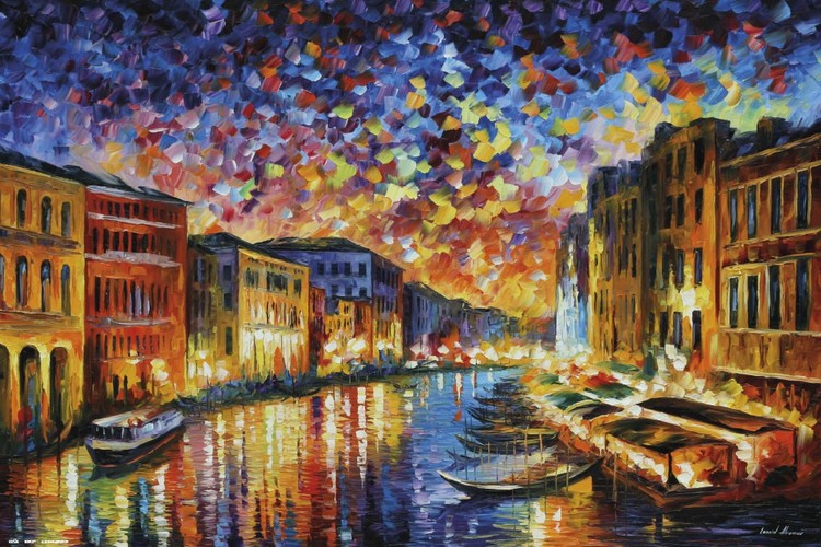 Poster Leonid Afremov - Venice