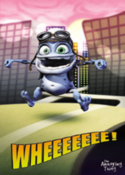 Плакат Crazy Frog - City