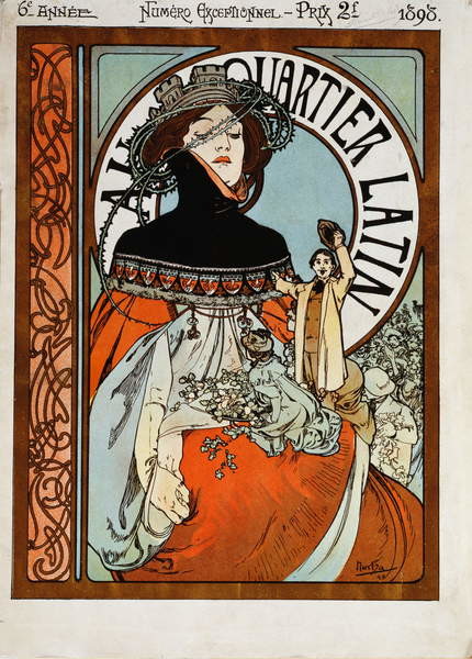 Плакат Au Quartier Latin, 1898