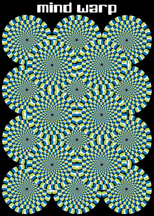 Poster Mind warp - circles
