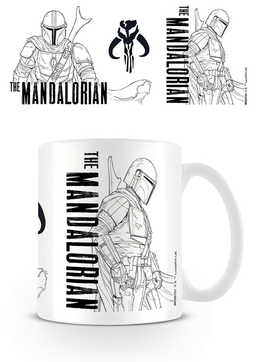 Κούπα Star Wars: The Mandalorian - Line Art