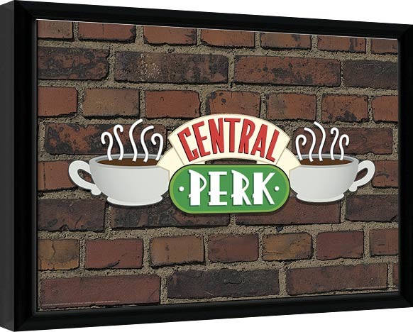 Kehystetty juliste Friends - Central Perk Brick