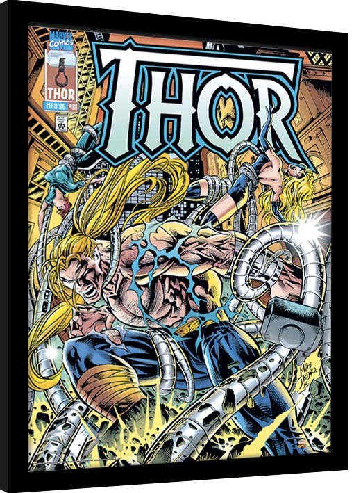 Kehystetty juliste Marvel Comics - Thor Tentacles