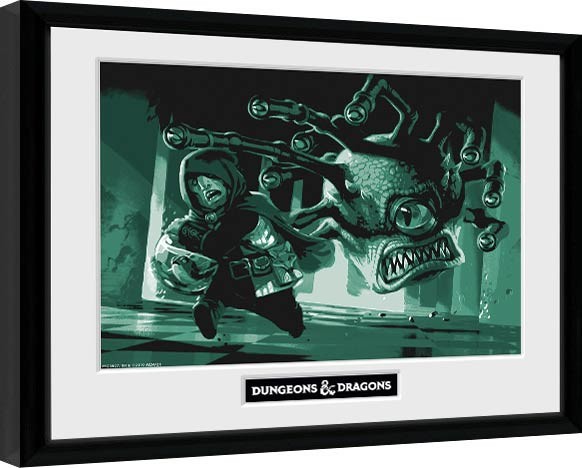 Framed Poster Dungeons & Dragons - Beholder