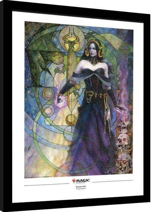 Κορνιζαρισμένη αφίσα Magic The Gathering - Liliana, Untouched by Death