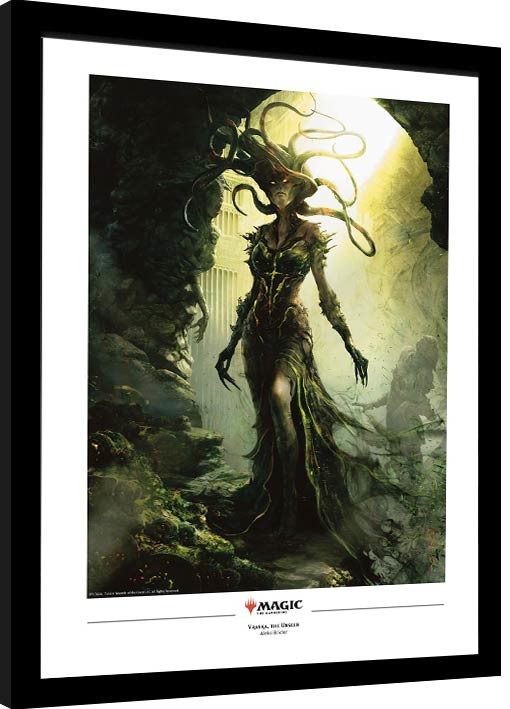 Framed poster Magic The Gathering - Vraska, The Unseen