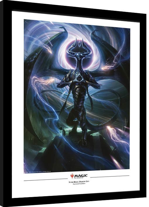 Framed Poster Magic The Gathering - Nicol Bolas, Dragon God