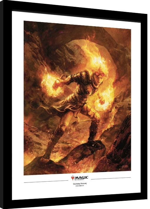 Framed Poster Magic The Gathering - Chandra Nalaar