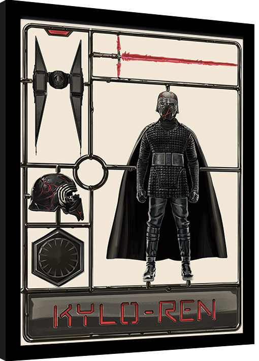 Κορνιζαρισμένη αφίσα Star Wars: The Rise of Skywalker - Kylo Ren Model