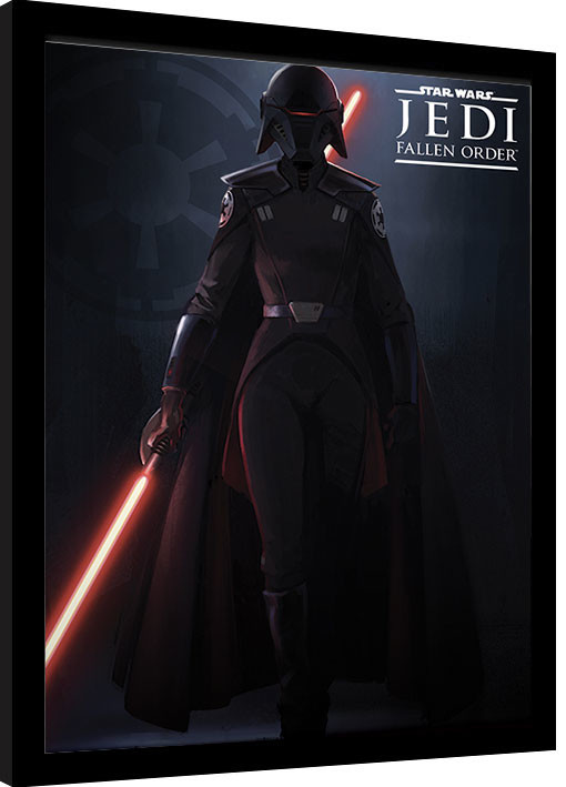 Framed Poster Star Wars: Jedi Fallen Order - Inquisitor