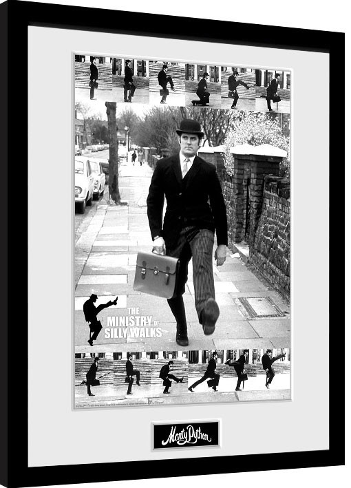 Framed Poster Monty Python - Ministry of Silly Walks
