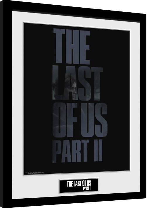 Κορνιζαρισμένη αφίσα The Last Of Us Part 2 - Logo
