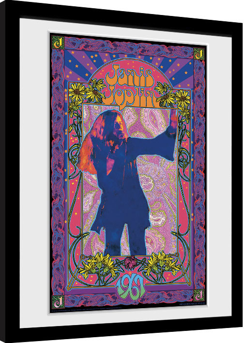 Рамкиран плакат Janis Joplin - Purple Masse