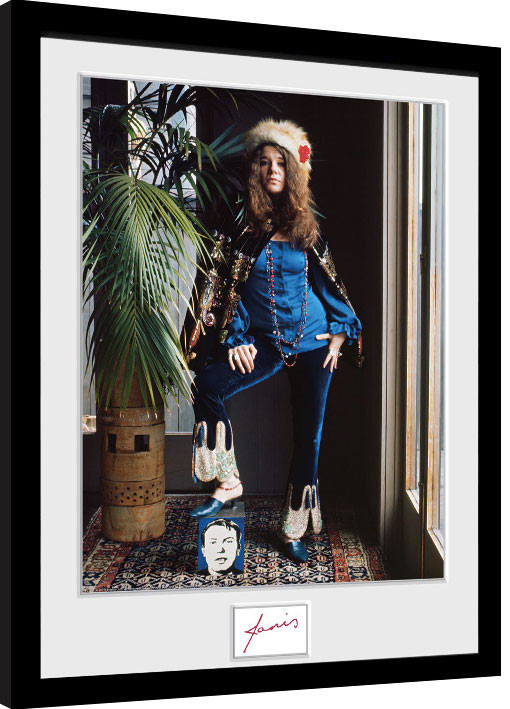 Framed Poster Janis Joplin - Wolman Colour
