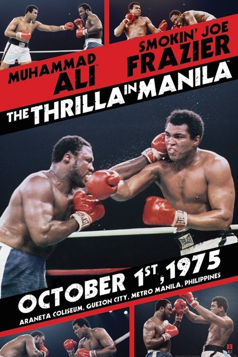 Плакат Muhammad Ali - thrilla in manila