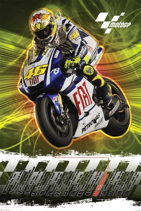 Poster Moto GP - valentino rossi | Wall Art | 3+1 FREE | Europosters