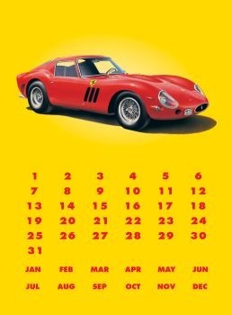 Metallikyltti FERRARI GTO