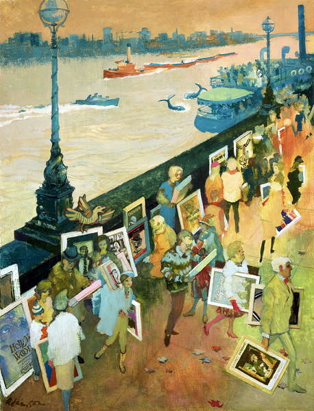 Принти на полотні Thames Embankment, front cover of 'Undercover' magazine