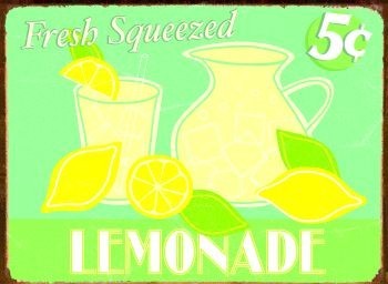 Metal sign LEMONADE