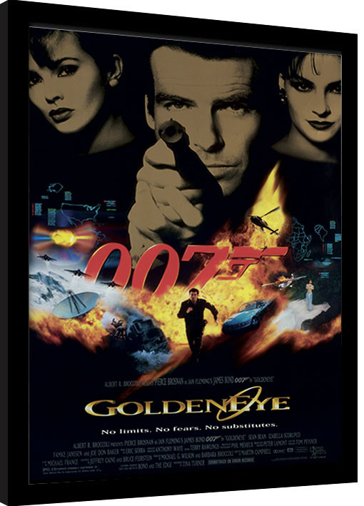 Framed Poster JAMES BOND 007 - Goldeneye
