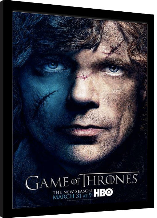 Κορνιζαρισμένη αφίσα GAME OF THRONES 3 - tyrion