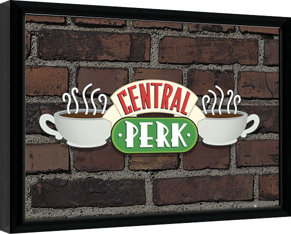 Kehystetty juliste Frendit - Central Perk Sign