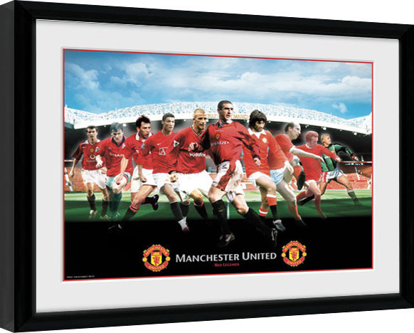 Framed Poster Manchester United - Legends