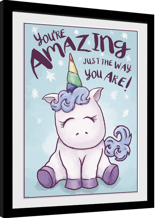 Framed Poster Unicorn - Amazing