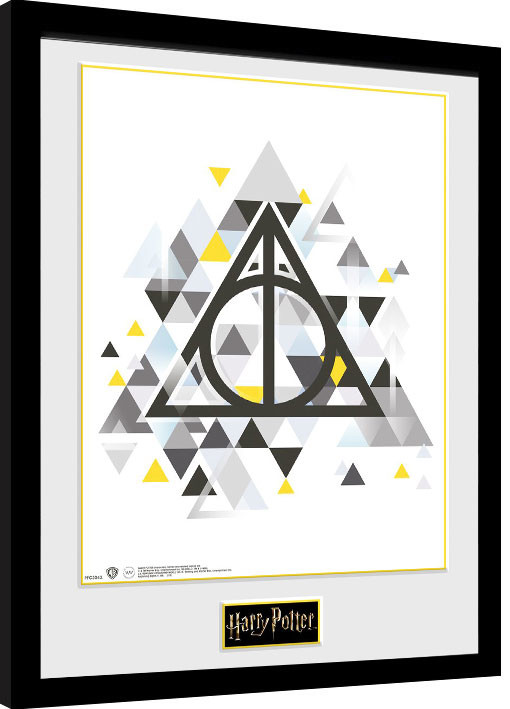 Framed poster Harry Potter - Deathly Pixels